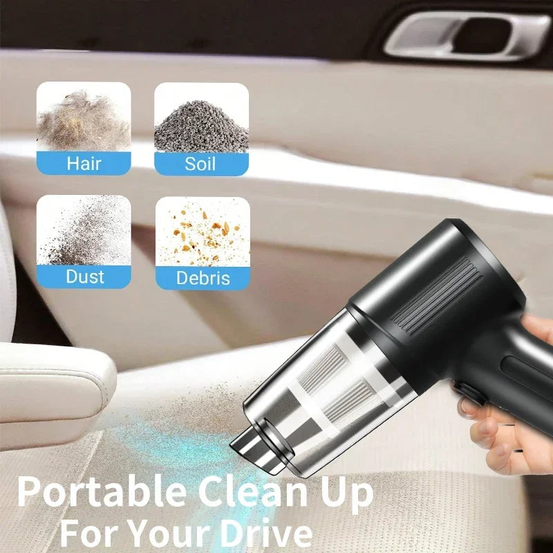 Wireless Car Vacuum Cleaner 960000Pa Multifunctional Portable Strong Power Suction Blowing Integrated Cleaning Appliance