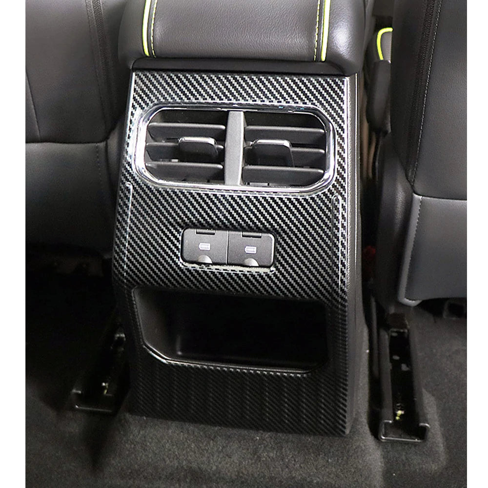 Interior Accessories For Haval Jolion 2021-2024 Center Console Armrest Box Rear Decorate Panel Cover Trim Color Modify Anti Kick