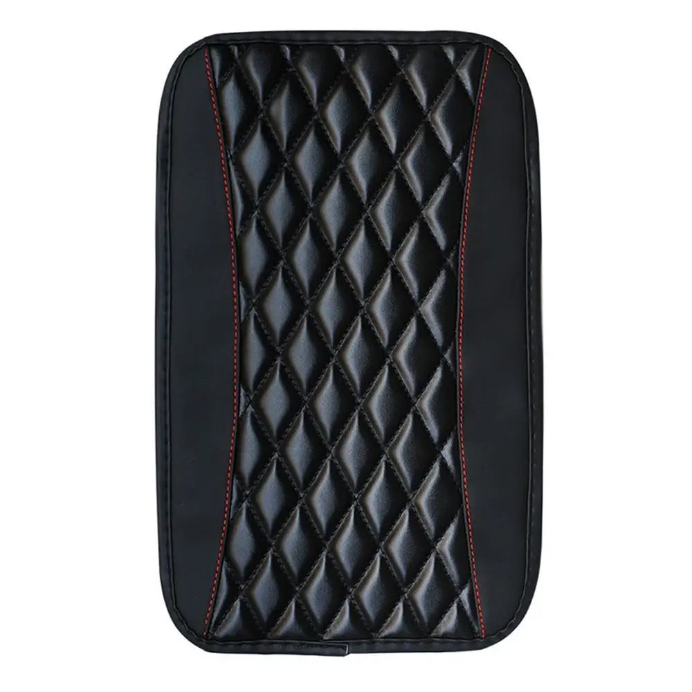 Car Accessories PU Leather Car Interior Non Slip Armrest Protector Arm Rest Protection Cushion Car Armrest Pad Console Box Mat