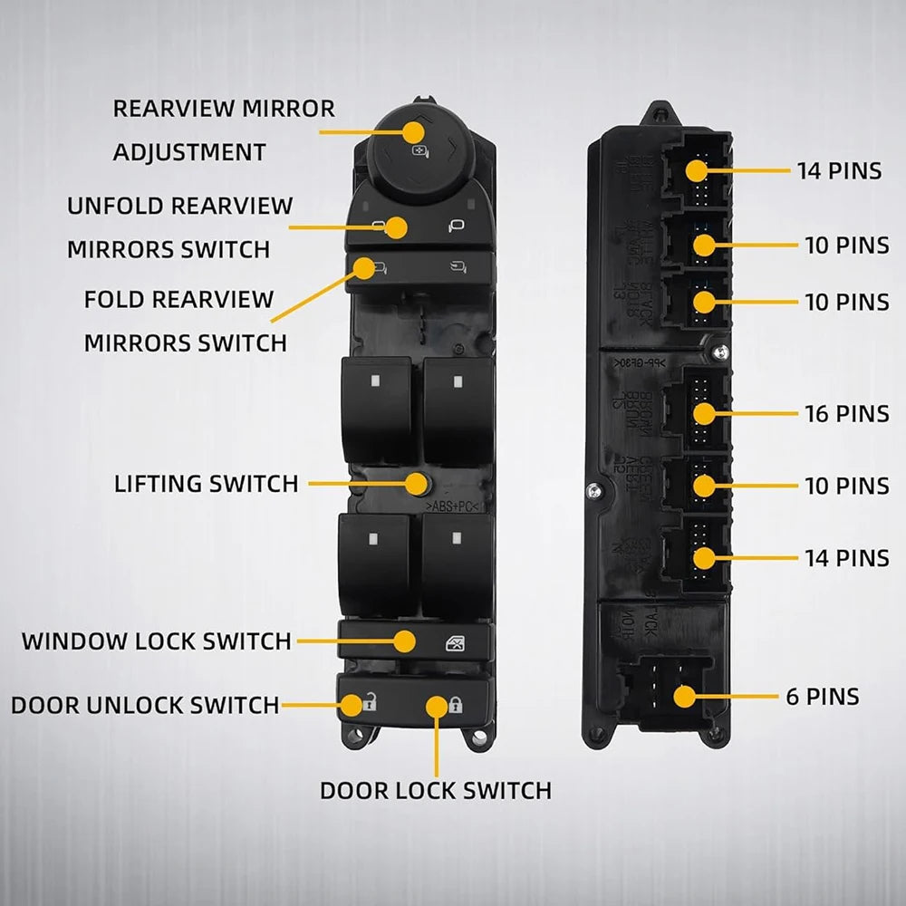 Electric Window Switch Button Parts For Cadillac Escalade Chevy Silverado GMC Yukon Sierra 2007-2014 2500 3500 Car Accessories