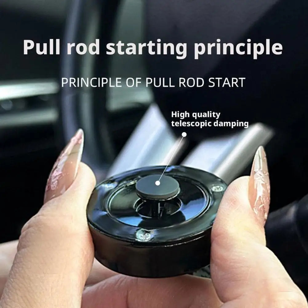  Car One-Touch Start Button with Push-to-Start Rocker Lever Car Accessories Interior Decor Push Rocker One-Touch Start accessor