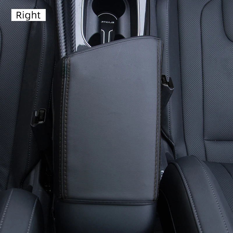 For Hyundai Elantra CN7 Accessories 2021 2022 2023 2024 Car Center Armrest Box Leather Protective Cover Car Decorate