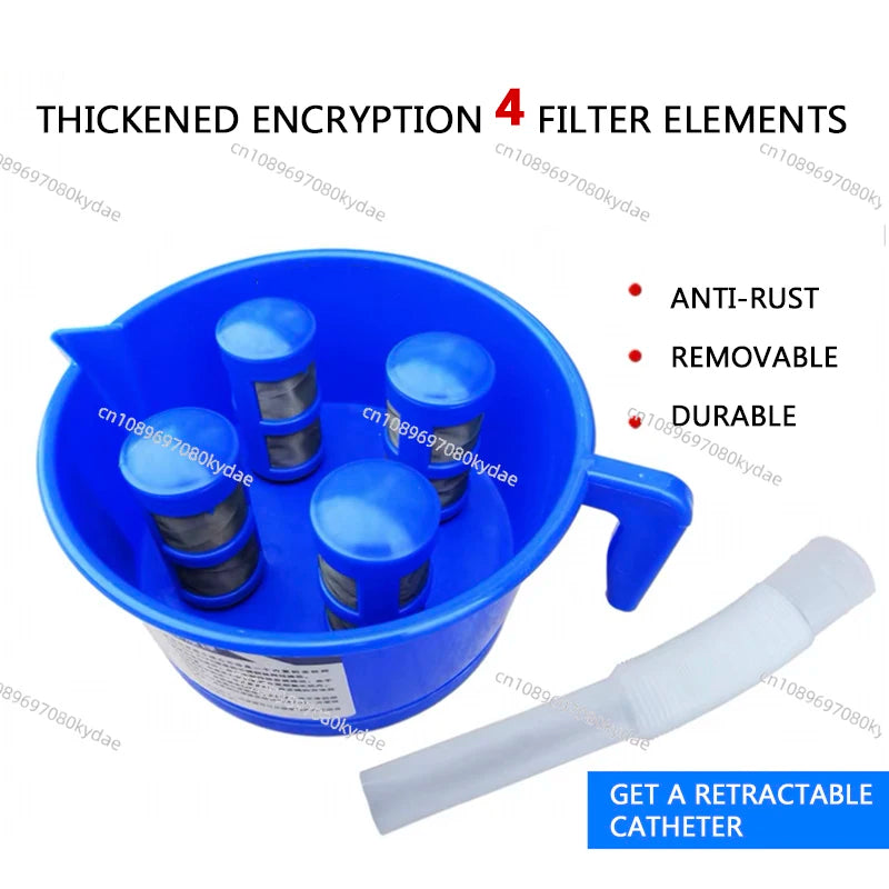 Oil-Water Separator Funnel Four-Filter Filter Moisture Impurity Fuel Separation Artifact Filter