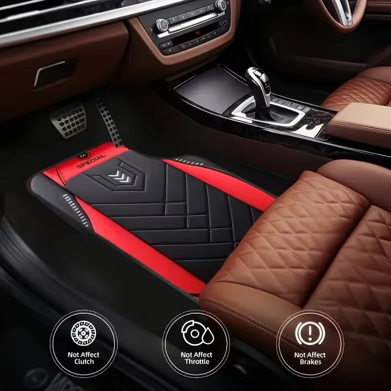 5-Pack Universal Sword-Edged Car Floor Mats – Flat 2D Style, Ideal for Car Interior Protection, Compatible with Most Vehicles