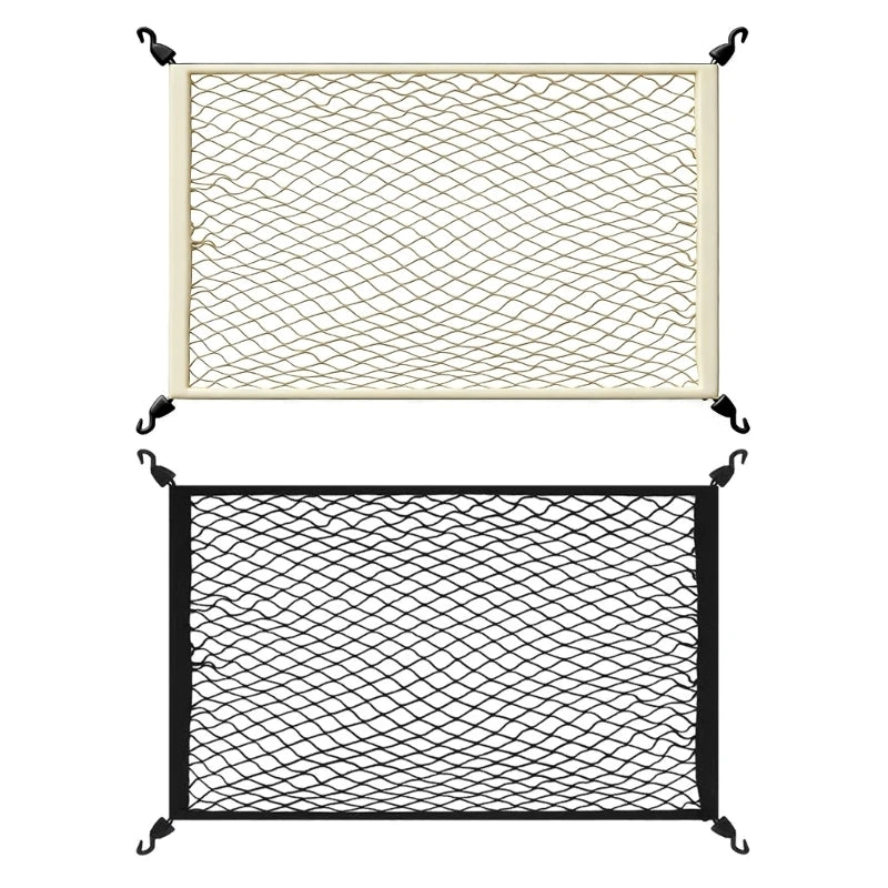 652F Heavy Duty Cargo Net Secure Item Holder Net for Truck Bed with Reinforced Construction Secure Storage in Harsh Weather