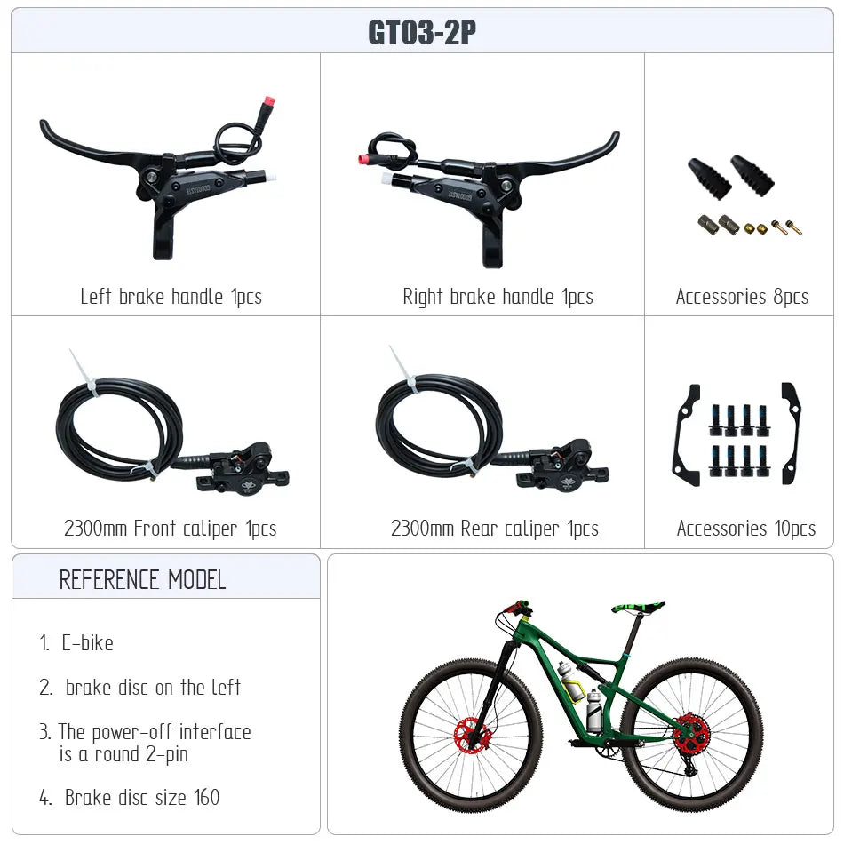 Power-off E-bike Electric Folding Oil Scooter Caliper Hydraulic Disc Brakes Bikes Mountain Bike Foldable Bicycle Riding Parts