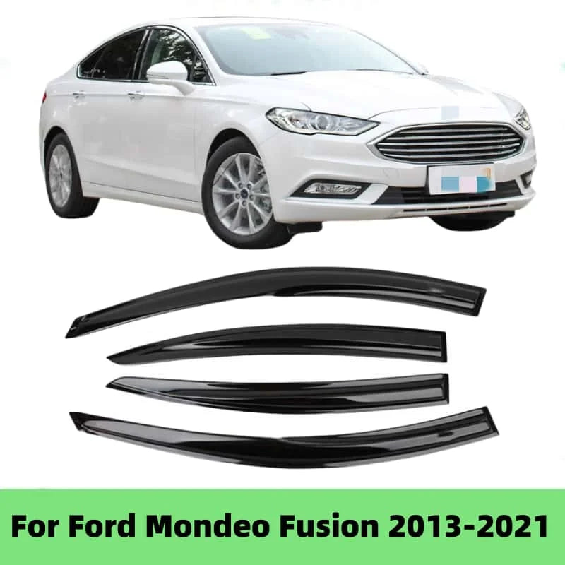 For Ford Mondeo 2013-2021 Window Visor Side Vent Rain Guard Deflector Shade Shield Shelter Protector Cover Car Accessories