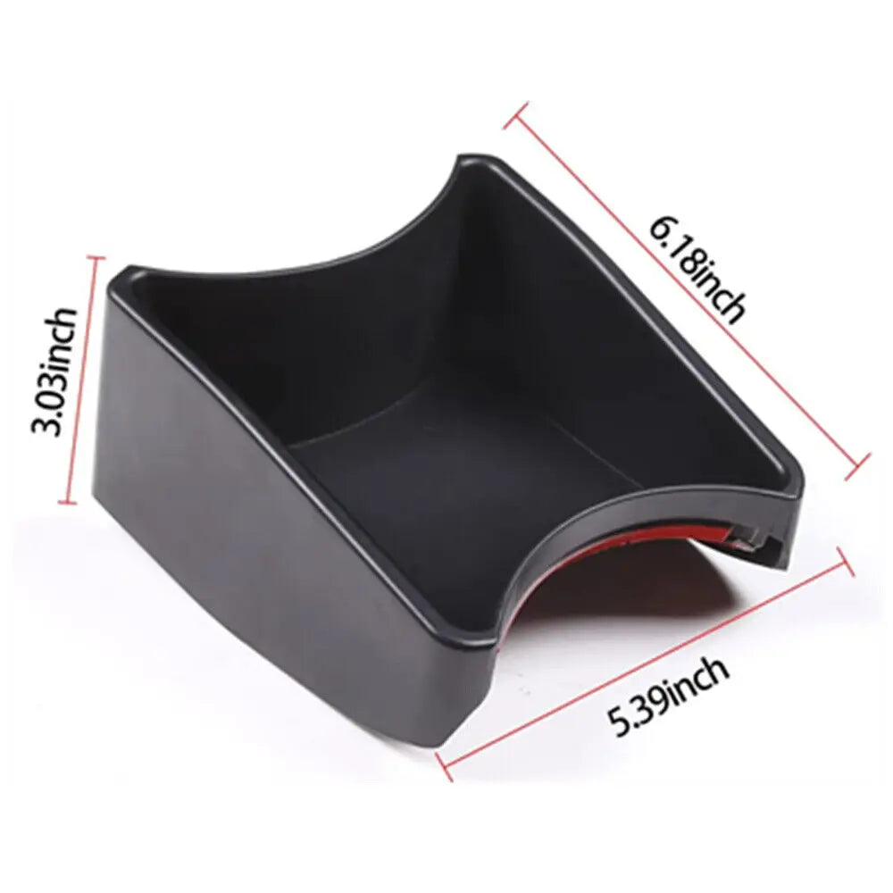 Brand New Car Interior Accessories ABS Handbrake Front Storage Box For Fiat 500 2011-2015 Black