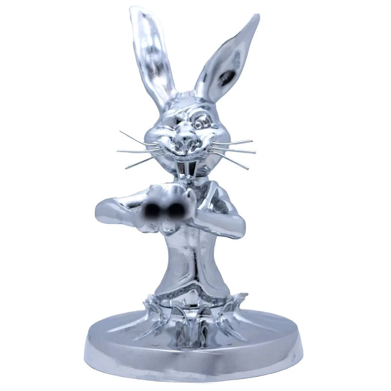 Universal Shotgun Rabbit Hood Ornament - SEMITRUCK & Car Decorative Metal Accessory