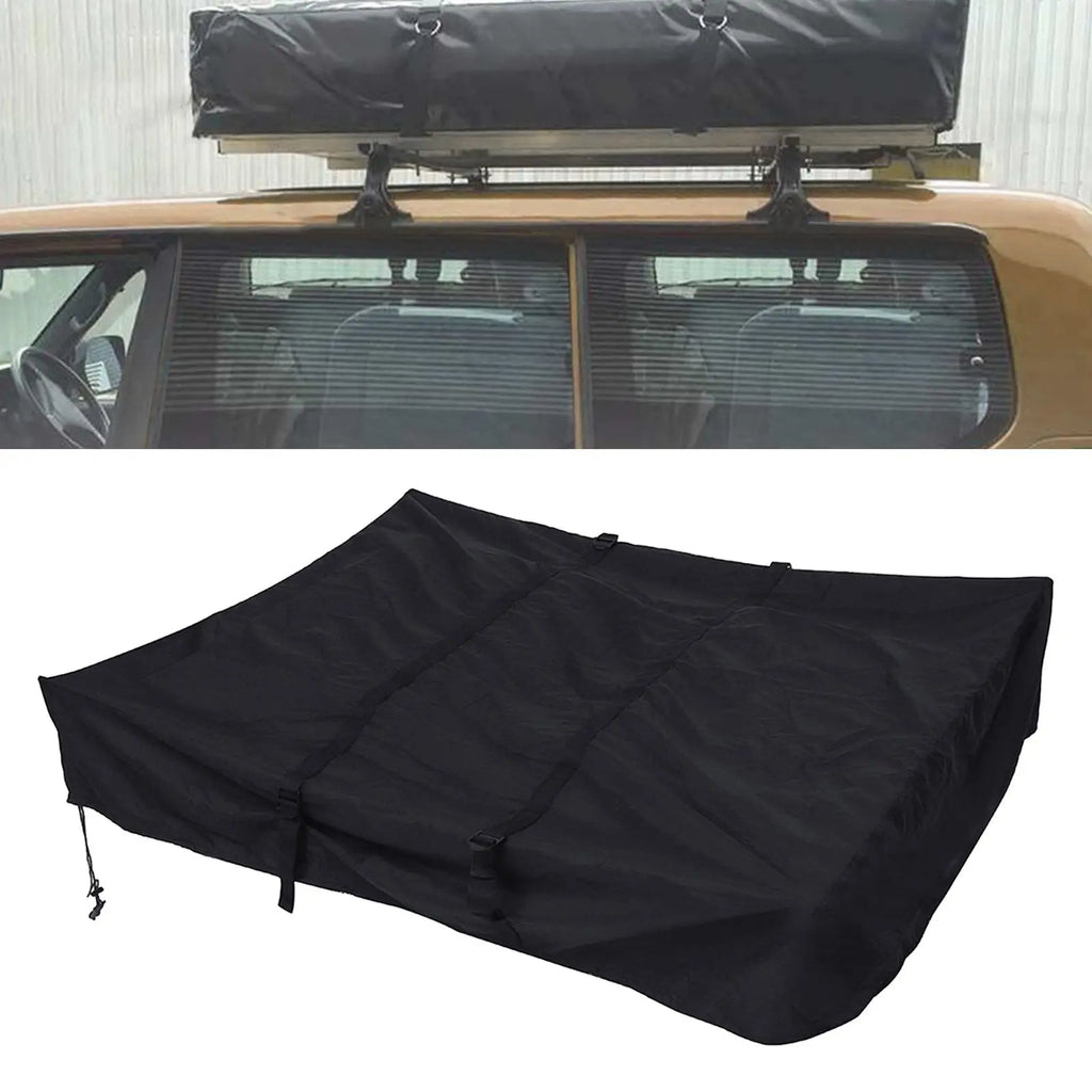 Car Roof Luggage Box Cover SUV Protective Traveling Waterproof Vans Oxford Cloth Gift 420D Heavy Duty Sedan Cargo Carrier Cover