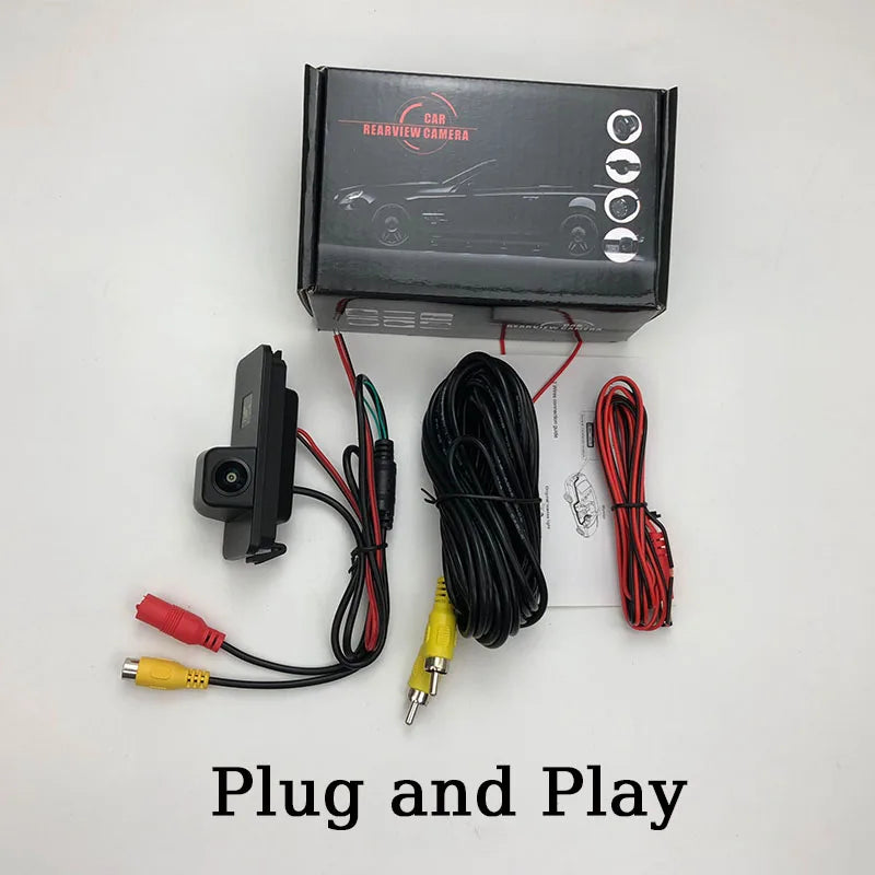 Rear View Camera Accessories For VW Golf 5 Golf V mk5  2003 2004 2005 2006 2007 2008 License Plate Lamp with HD Night Vision