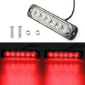 6LED Car LED Work Light DC 12-24V 18W Red Car Truck Safety Urgent Always Bright Light Lamp Working Fog Light Car Accessories
