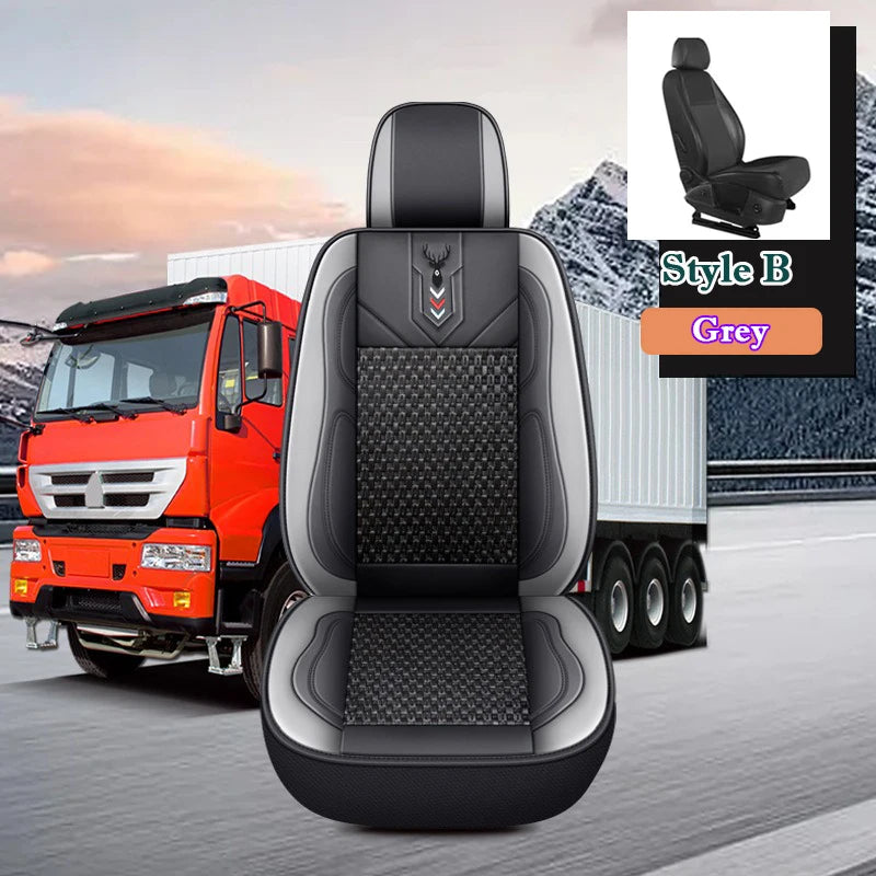 Truck Lorry Bus Big Auto Seat Cover Cushion Ice Silk Mat for KAMAZ SITRAK GAZ JAC SCANIA IVECO ISUZU Volvo MAN DAF Hino TATRA