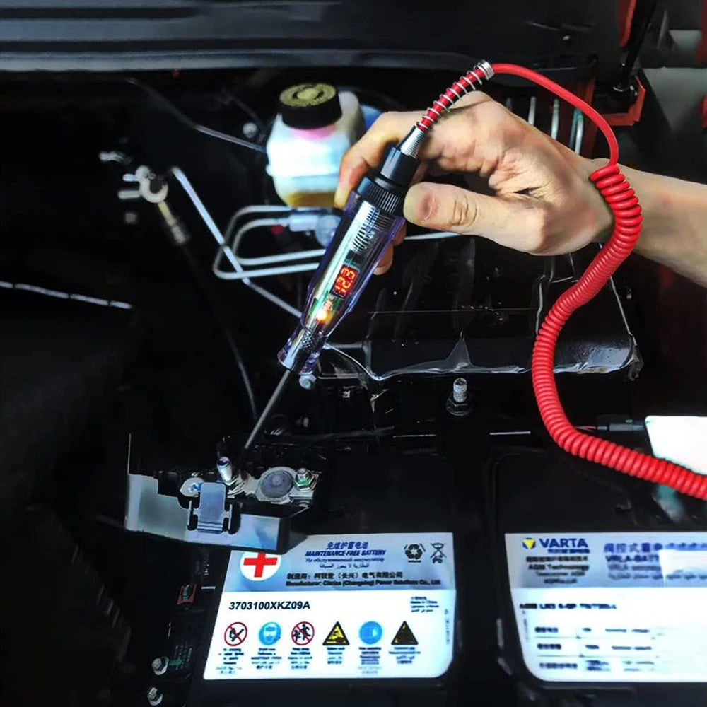 Car Truck Voltage Circuit Tester 6v 12v 24v  Auto Car Diagnostic Probe Test Pen Light Bulb Electric Measuring Pen Repair Tools