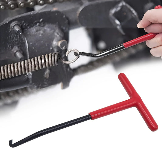 Motorcycle Exhaust Spring Hook T Shaped Handle Exhaust Pipe Spring Puller Installer Hooks Repair Tool for Springs Removal