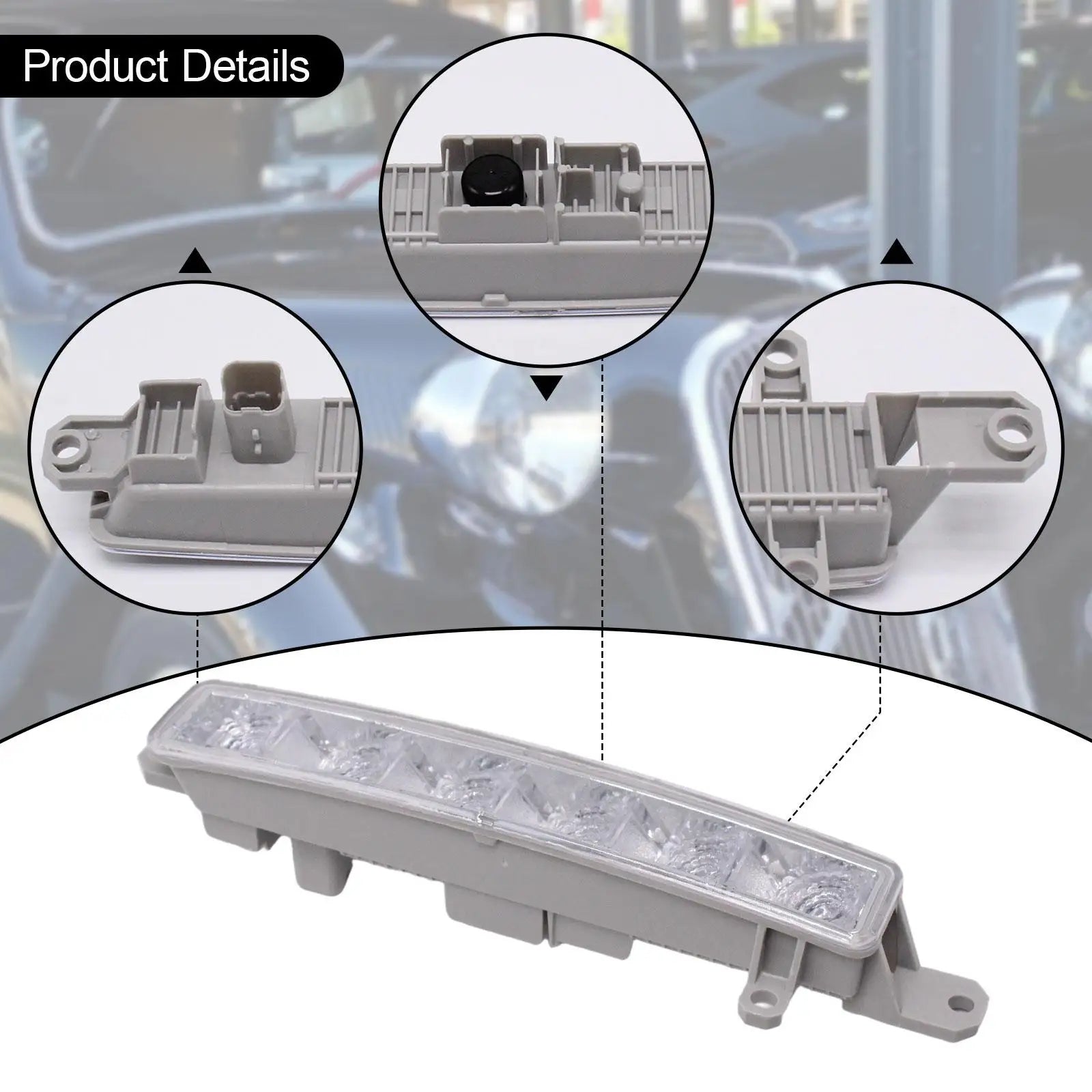 LED Daytime Running Light Driving Lights Easy Installation Replaces Driving