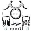 BUCKLOS Bicycle V Brakes Set Aluminum Alloy Bike Brake Lever Line Pulling V Brake Caliper Universal Cable Road Bike Brake Kit