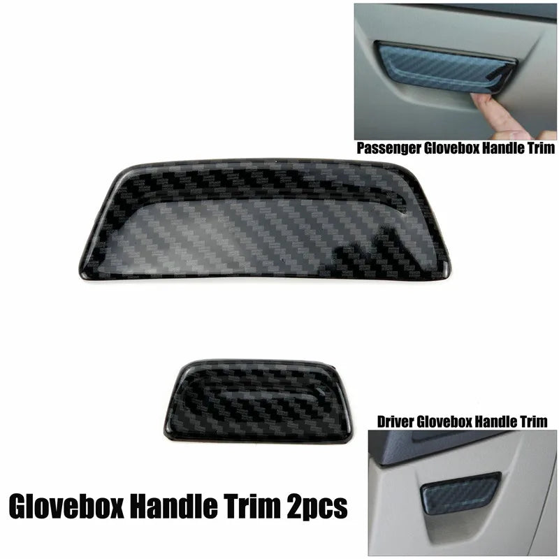 Accesorios de estilo de coche, embellecedor decorativo de fibra de carbono para Ford Focus 3 mk3 Sedán Hatchback 2012-2014