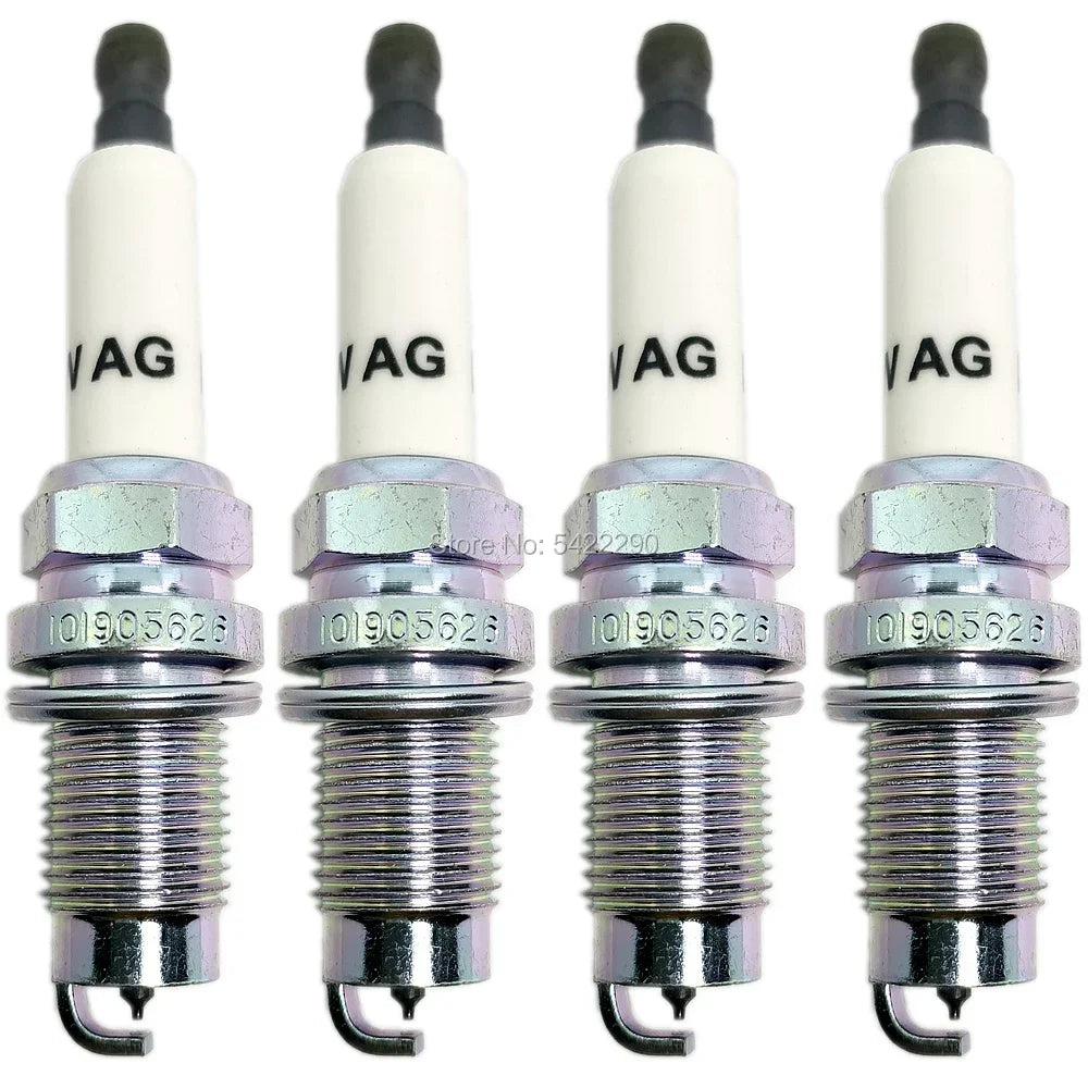 4pcs/lot 101905626 Spark Plug fit for Audi A1 A3 VW PASSAT GOLF POLO Seat ALTEA LEON IBIZA Skoda OCTAVIA FABIA PZFR6R 5758