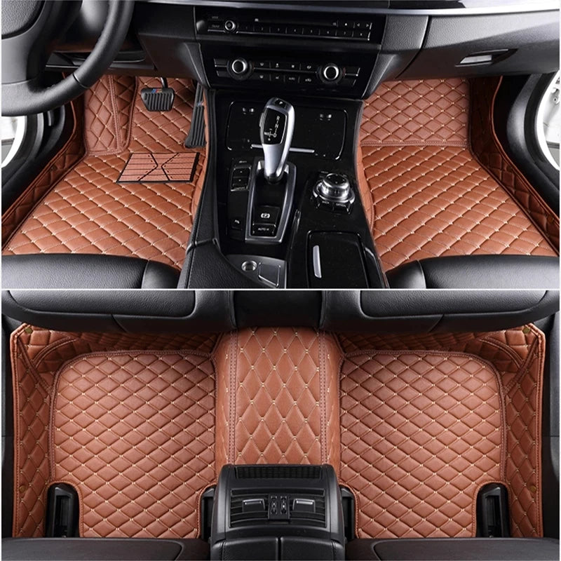 Car Floor Mats For Mazda Cx-5 2012 20132014 2015 2016 2017 2018 Flash Mat Leather Custom Foot Pads Automobile Carpet Car Covers