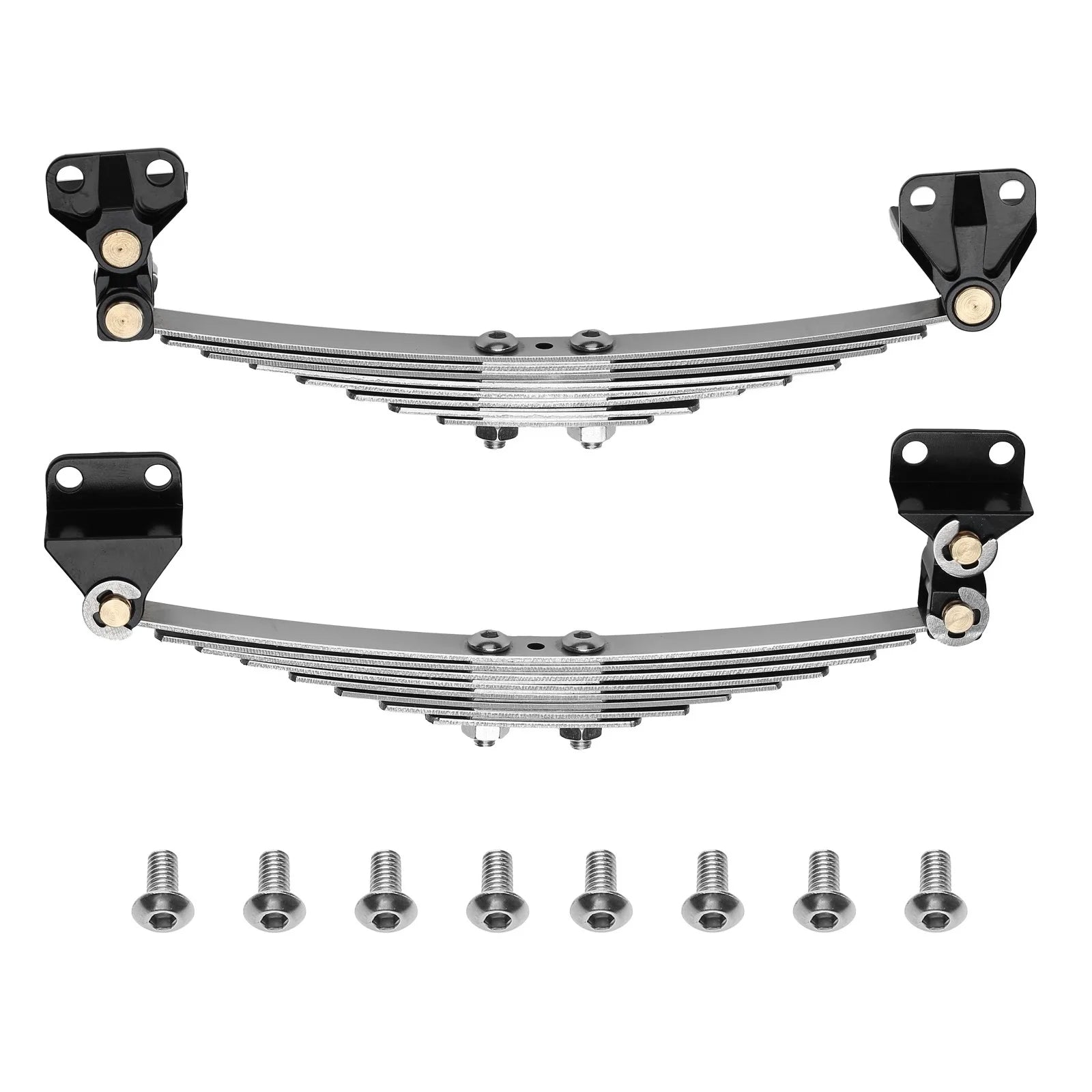 1 Pair Front Suspension Steel Leaf Spring Lifting Lug Set for 1/14 Tamiya RC Tractor Trailer Truck Model Car Upgrade Parts