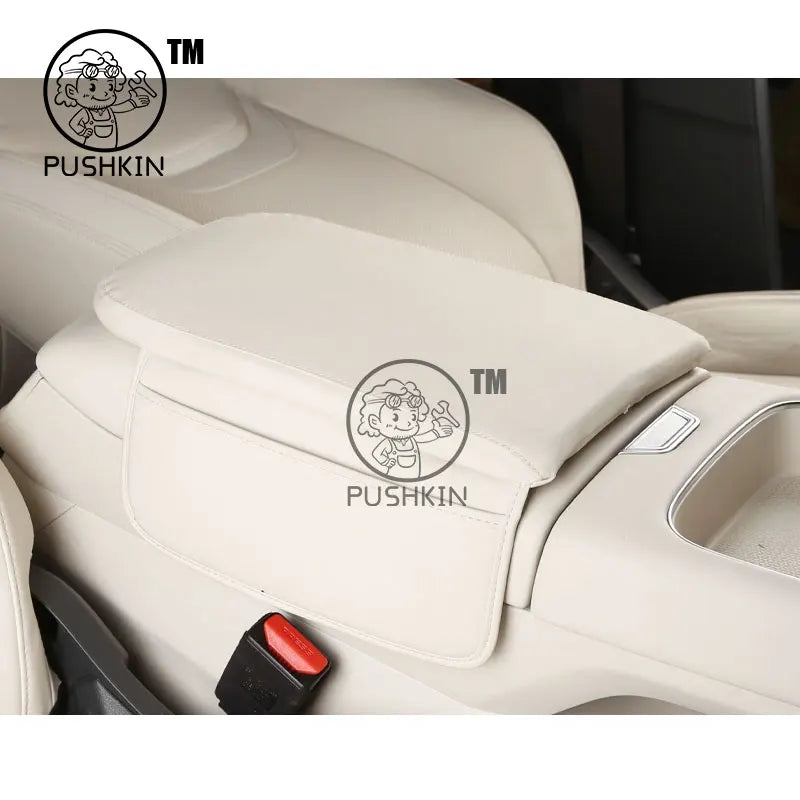 For HAVAL H6 4th 2025 2026 Car Styling Interior Armrest Anti-dirty Pad Cover Sticker PU Leather Cover Modificated Accessories