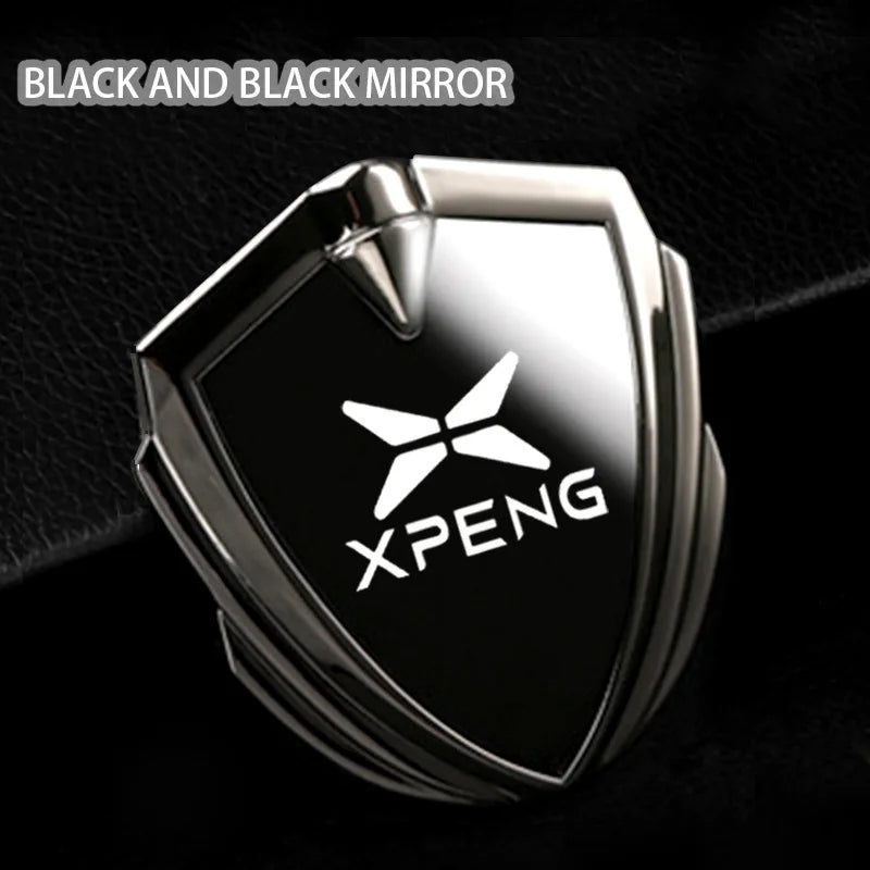 For Xiaopeng Xpeng G6 G9 P7 P7I G3 G3i P5 MONA M03 2025 Accessories Car Body Metal Shield Decorative Sticker Modification Emblem