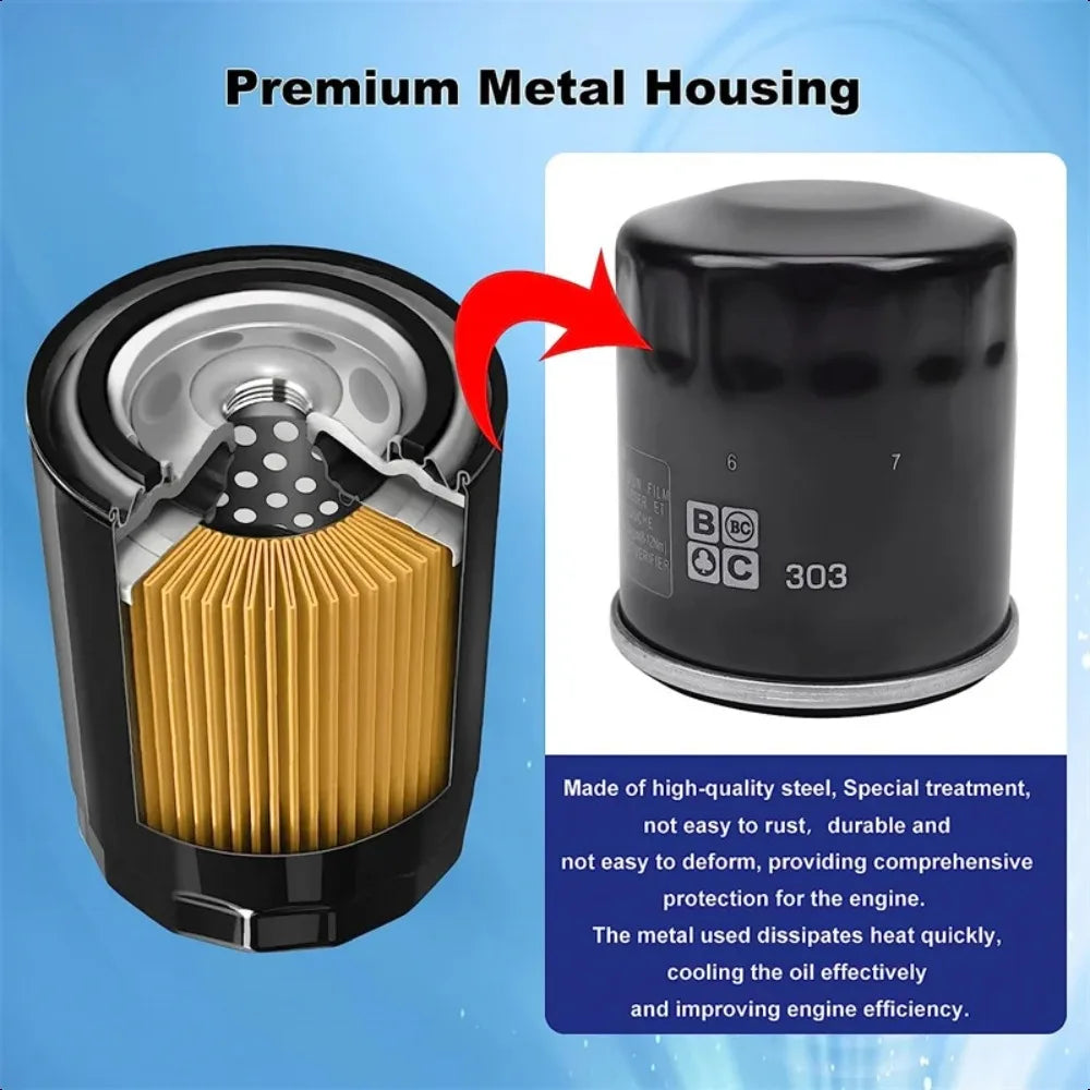 Motorcycle Oil Filter Engine Parts for Har/ley David/son XL1200T XL1200V XL1200X Sportster 1200 SuperLow FXRS Low Rider