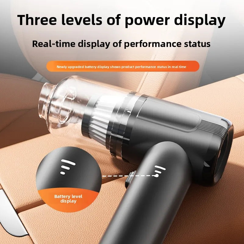 Car vacuum cleaner Wireless charging Car high suction power Handheld mini car vacuum cleaner