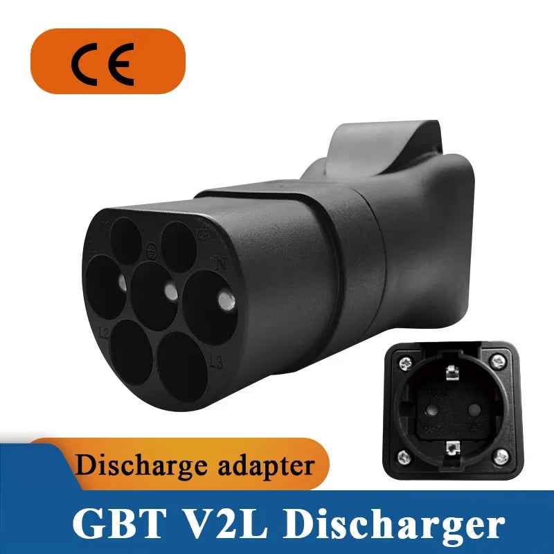 Eletric Vehicles Discharger  Type 2 GBT 3.5KW 16A 250V EU Socket for Electric Car Side V2L For BYD Volkswagen  Not type 2