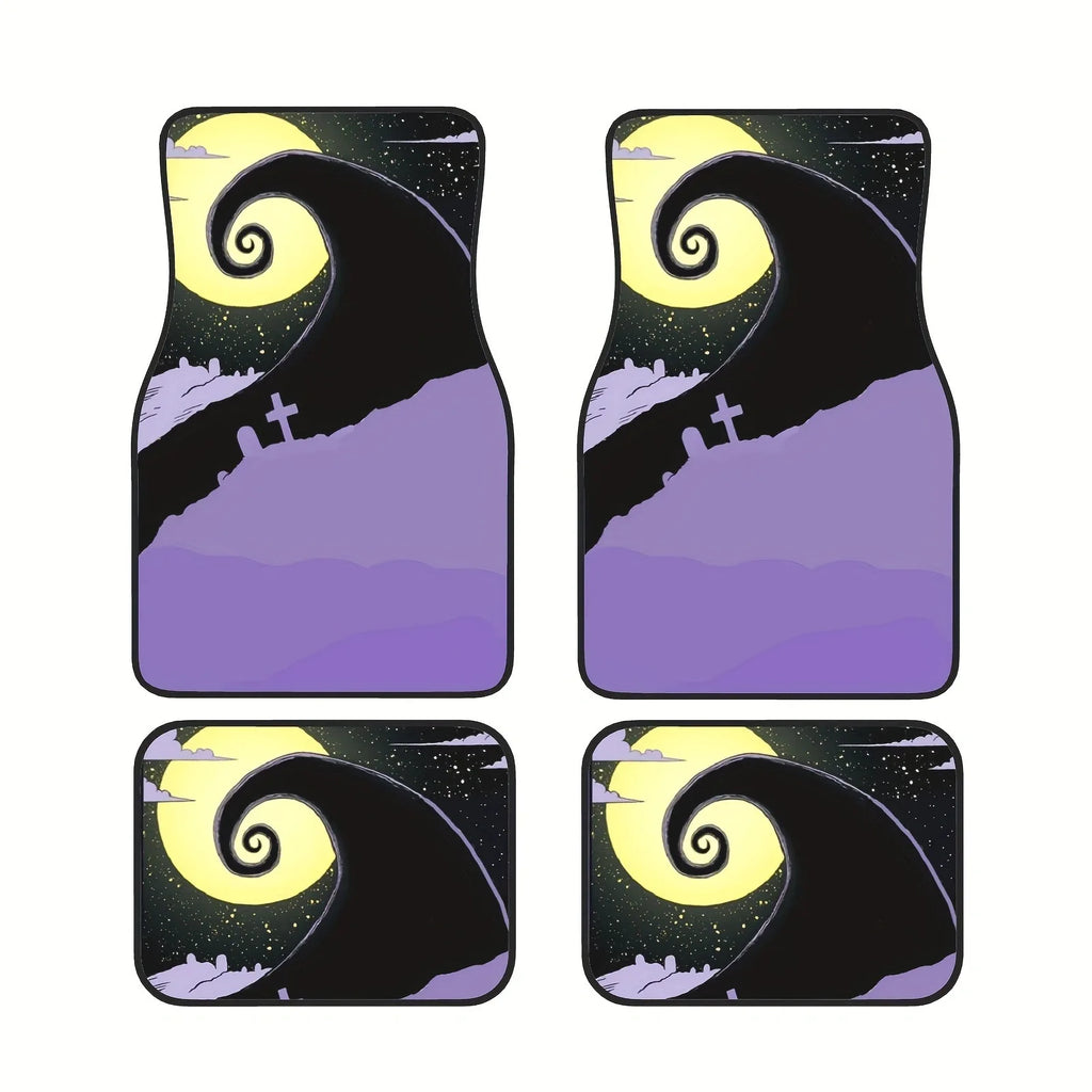 4PCS/Set Car Floor Mats Car Floor Protector Bohemia Carpet Rugs Universal Auto Foot Pad Set Auto Accessories Car Decoration