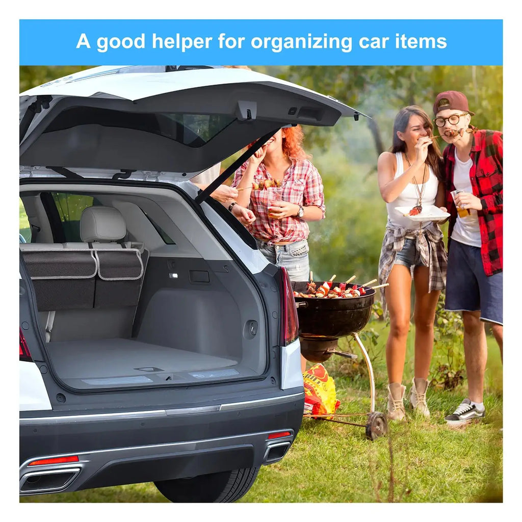 Car Trunk Organizer Backseat Storage Bag High Capacity Multi-use Oxford Car Seat Back Organizers Automobile Interior
