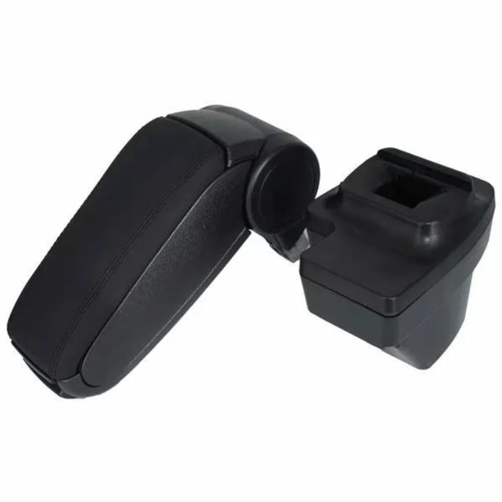 For Renault Clio V MK5 2019-2023 Center Console Armrest Storage Box Black Leatherette / Fabric Car Interior Accessories