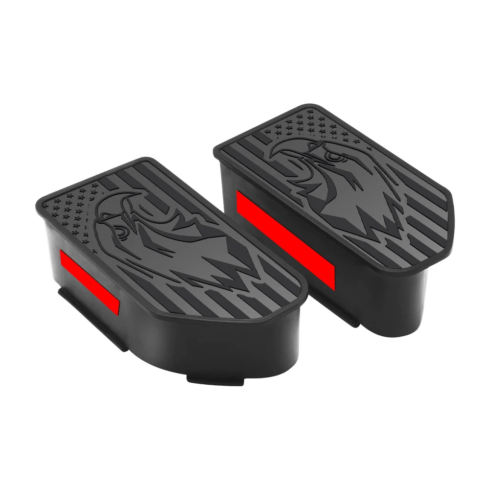 2PCS For Chevrolet 1500/GMC 1500 20-22 Silverado Sierra 2500 3500 HD Truck Bed Rail Stake Pocket Cover Caps Rail Hole Plugs