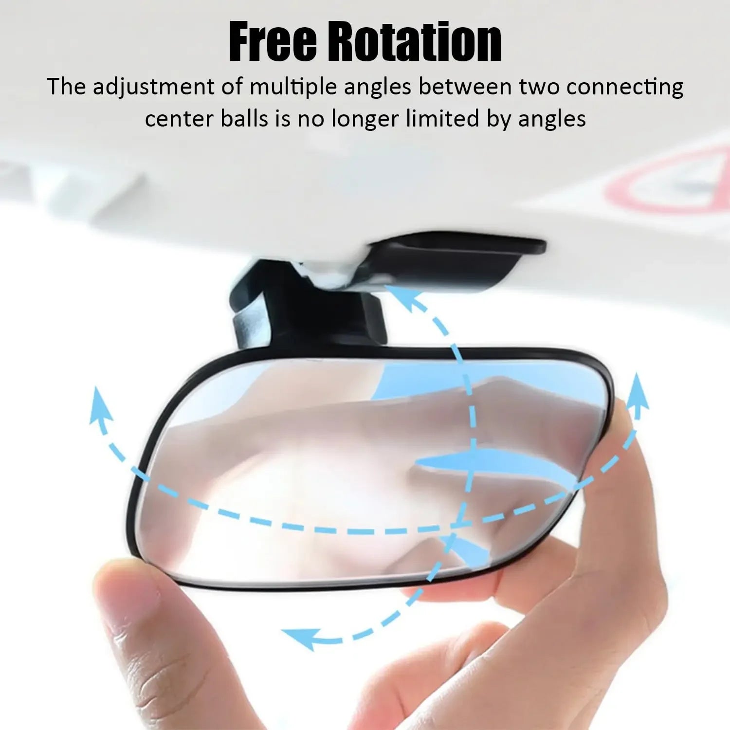 Car Interior Baby Safety Mirror With Clip Rear View Mirrors Makeup Mirror Seat Back Clamp Auto Ornament Automotive Accessories