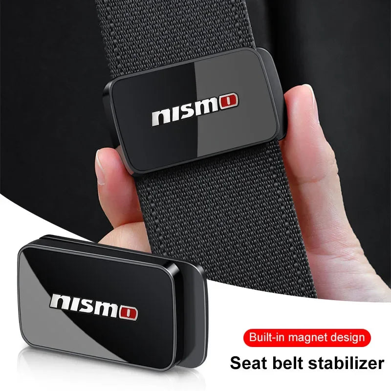 Magnetic Car Interior Supplies Seat Belt Holder Stabilizer Auto Accessory for Nissan Nismo X-trail Almera Qashqai Tiida Teana