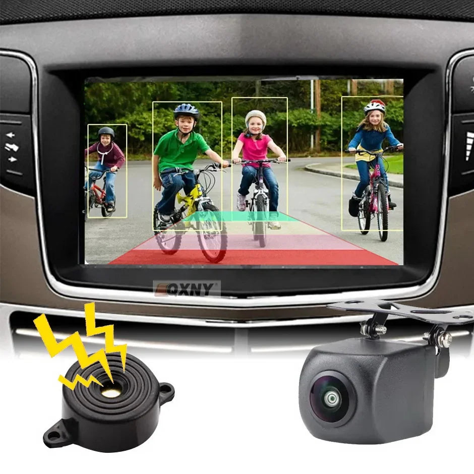 ADAS AI Intelligent Tracking Recognition Car Rear View Parking Cam AHD1080 720P Backup Camera Pedestrian Detection and Warning