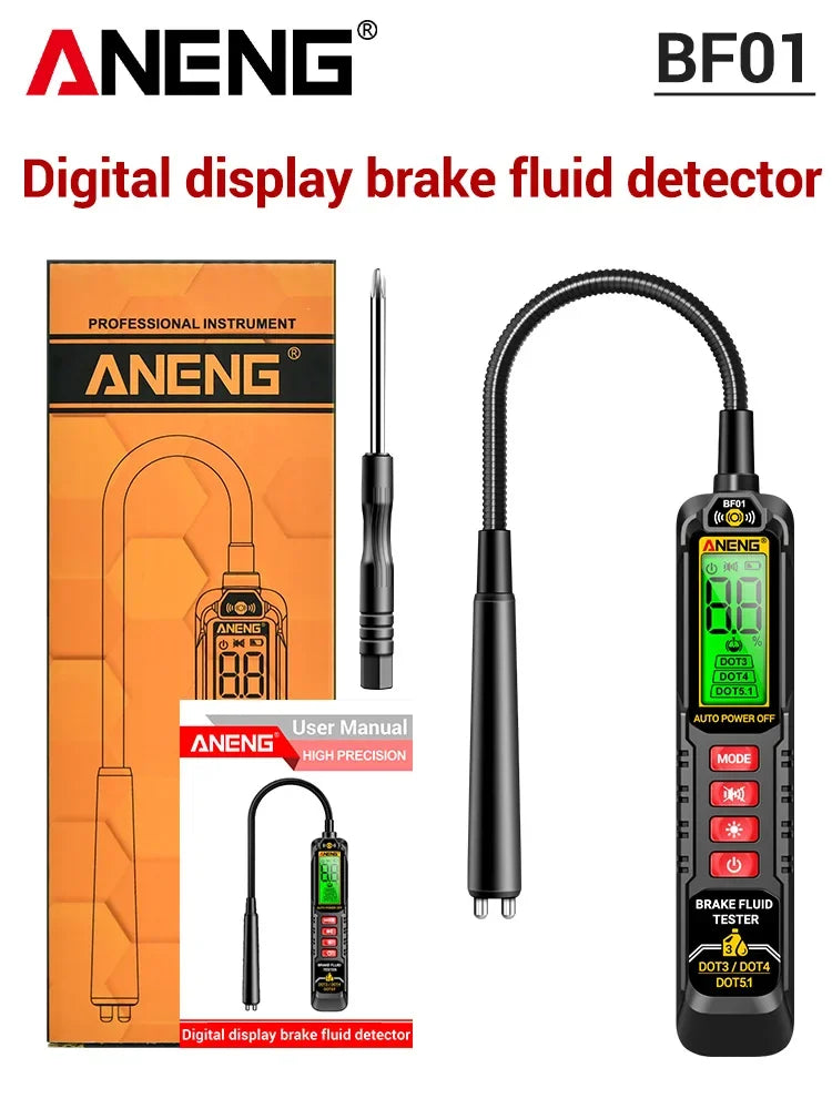 Auto Electrician Kit  Brake fluid Tester Car Relay Voltage Tester 12V/24V Relay Detector 4/5 PinBrake Oil  Analyzer  Test tools