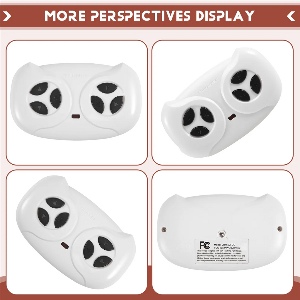Children Electric Car Remote Controller Children Electric Vehicles Replacement Parts,White