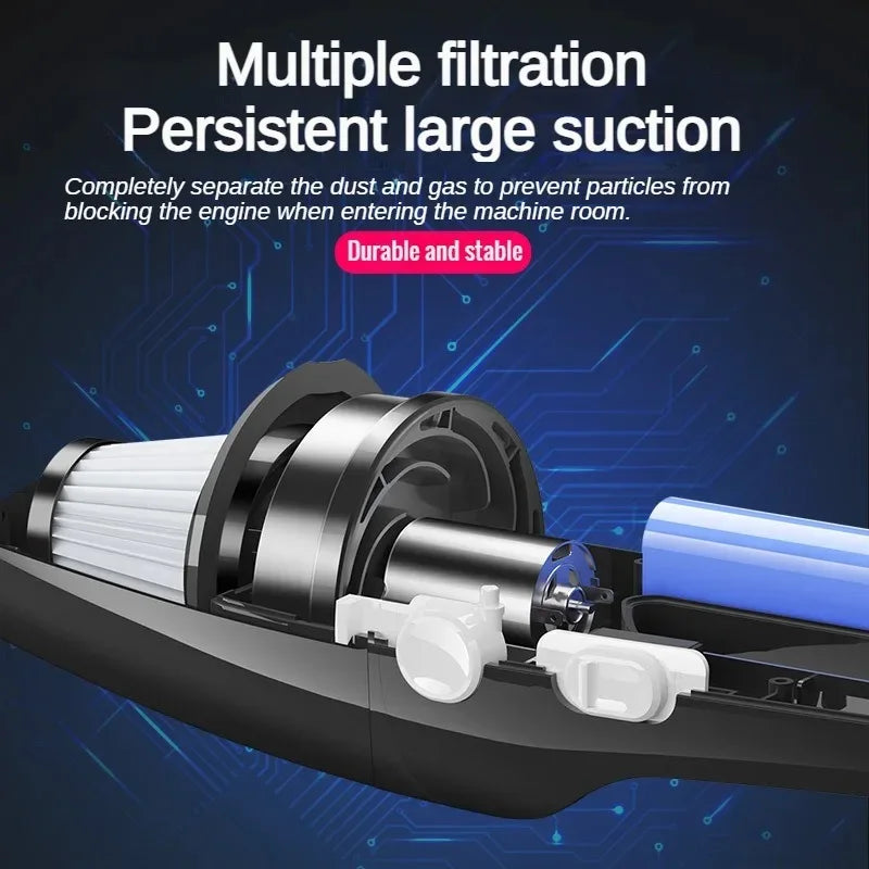 10000Pa Car Vacuum Cleaner High Suction for Car Wet and Dry Dual-use Vacuum Cleaner Handheld 12V Mini Car Vacuum Cleaner