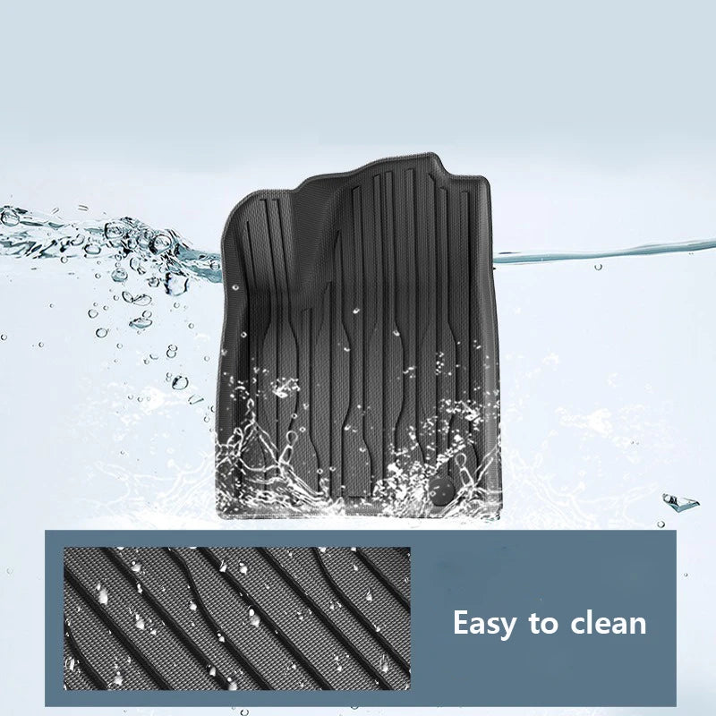 Car Floor Mats For BYD Yuan Pro Yuan Up 2025 2024 Cargo Liner Mat Waterproof Non-slip Foot Pad Seat Back Protector Car Carpet