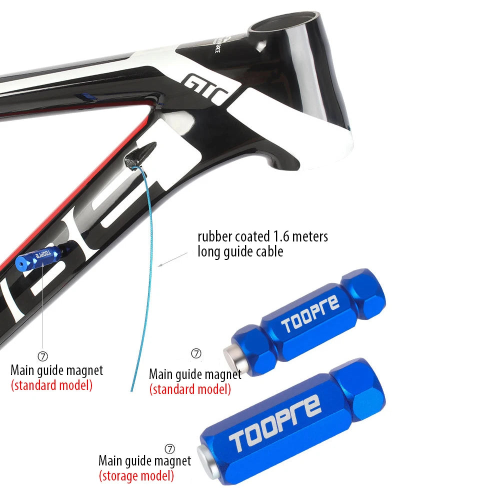 Bike Internal Cable Routing Kit Tool Quick Traction Guide Magnet for Bicycle Frames Shift Brake Inner Cable Hydraulic Hose