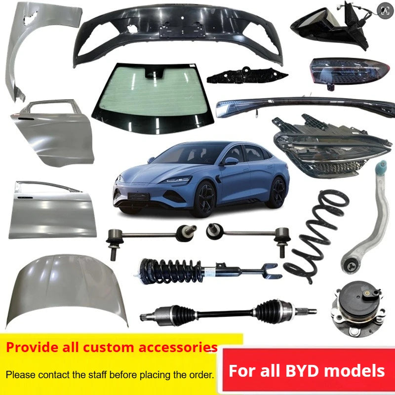 Para BYD Interior y Exterior Componentes interiores y exteriores originales de fábrica del chasis del automóvil Accesorios personalizados