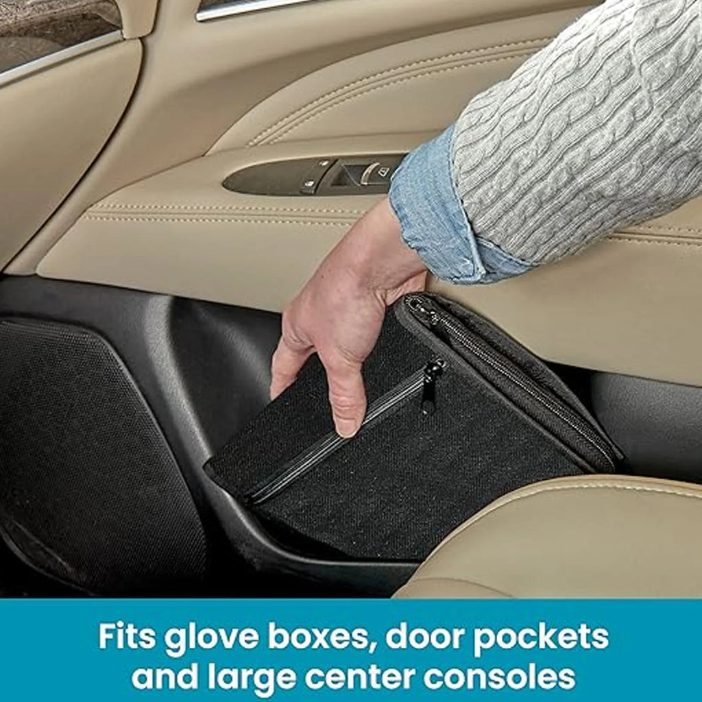 Car Glove Compartment Organizer Multifunctional Zipped Design Oxford Cloth  Car Document Holder Portable for Car