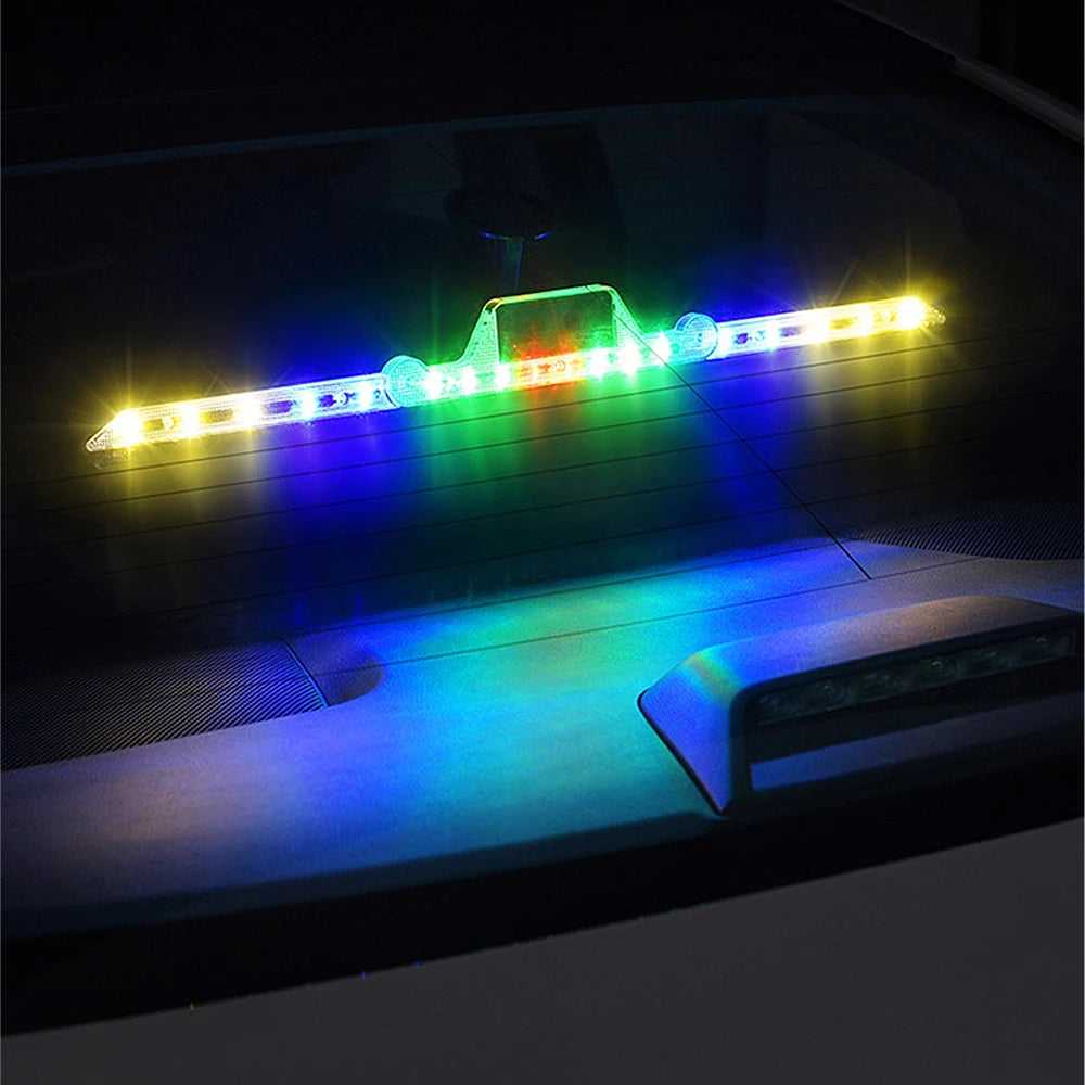 LED Solar Strobe Lights For Auto Emergency Grill Warning Lamp 18 led Windshield Anti Collision Light Car Accessories 11 Modes