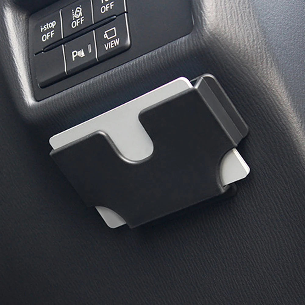 Multifunction Car Organizer Auto Seat Crevice Card Ticket Storage Box Bracket Stand Universal Car Accessories Interior