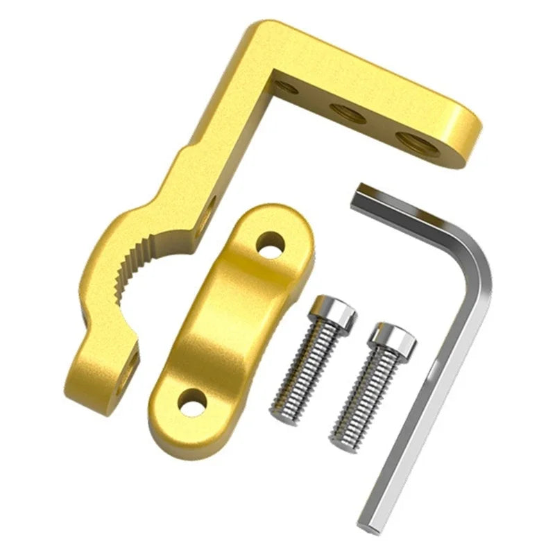 Soporte de aluminio para manillar de motocicleta, soporte para accesorios de motocicleta, accesorios para motocicleta para navegación electrónica adicional