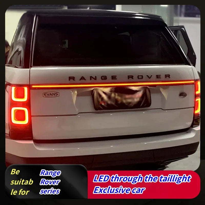 Accesorios para coches Las luces traseras pasantes son una nueva mejora de las elegantes luces de arranque traseras del Range Rover Land Rover CARS