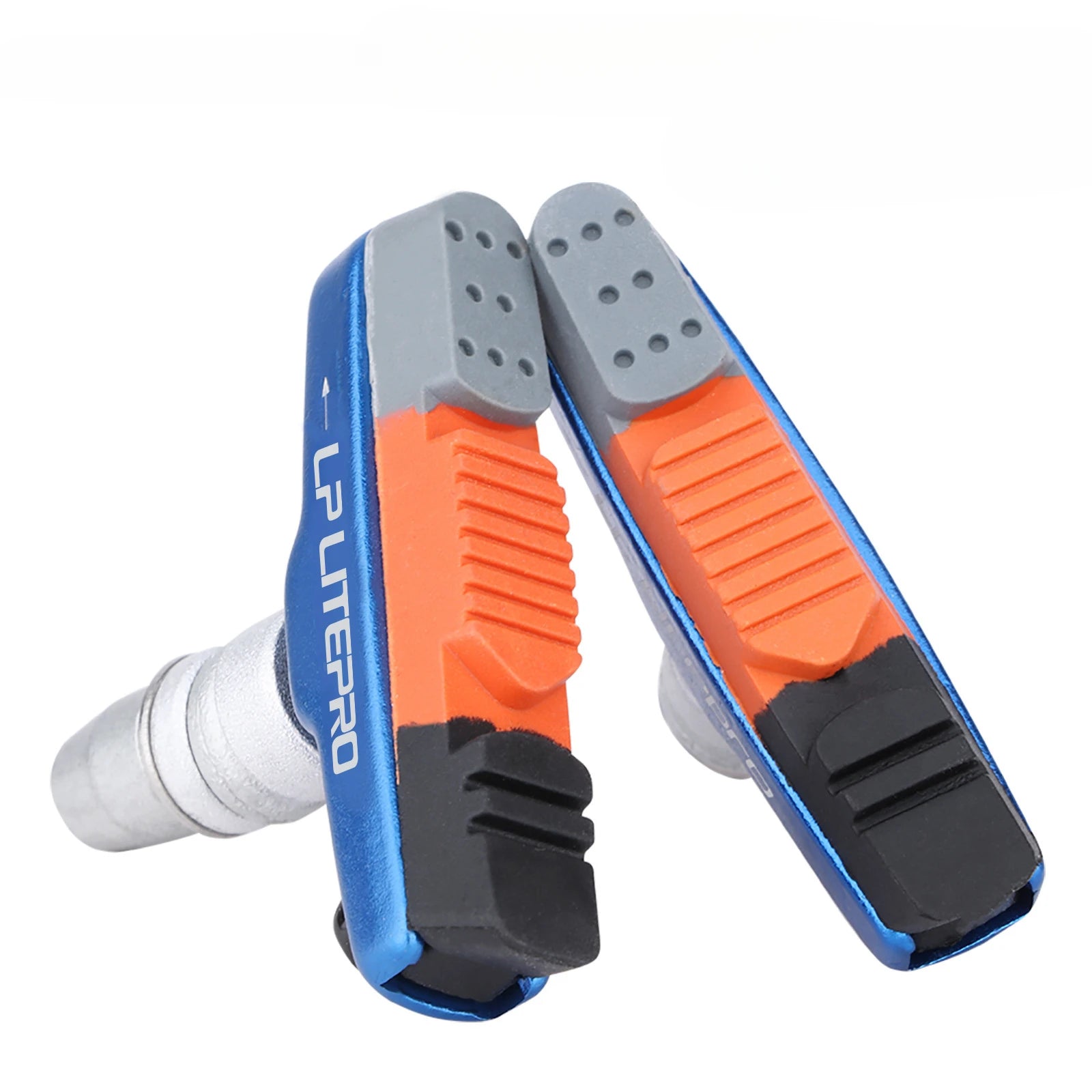 Bicycle V-type silent brake pads mountain road bike wear-resistant brake shoes thickened rubber heat dissipation accessories