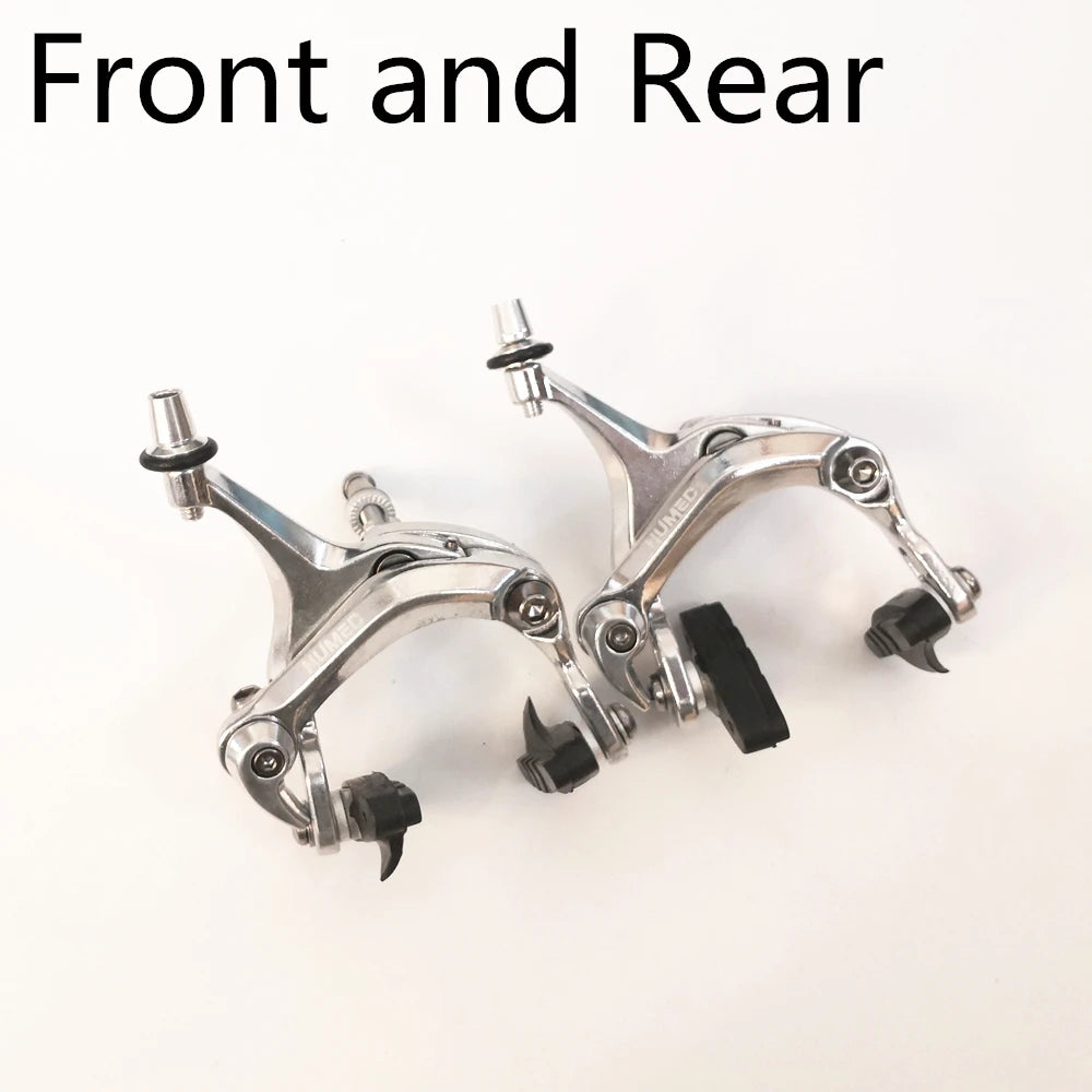 2022New Bicycle V-Brake Racing Road Dual Pivot Bike Aluminum Side Pull Caliper Brake Front Rear Brake 44-57mm